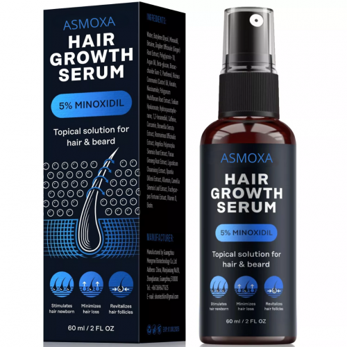 SUERO PARA EL CRECIMIENTO DEL CABELLO 5% MINOXIDIL Y BIOTINA PARA HOMBRES Y MUJERES, TIENE LA PÉRDIDA DE CABELLO